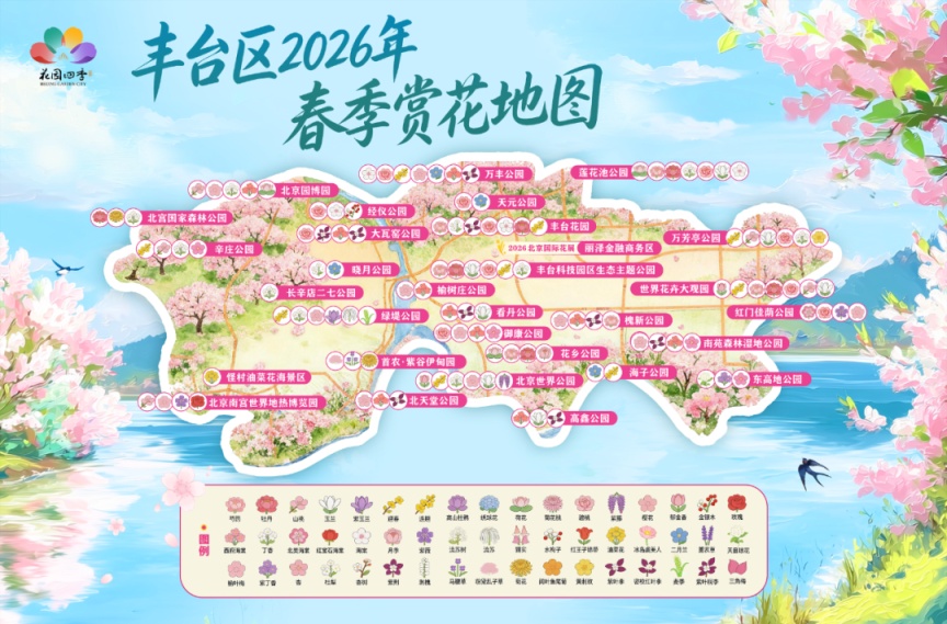 这个春天，四条赏花线路带你看丰台“六园和鸣”