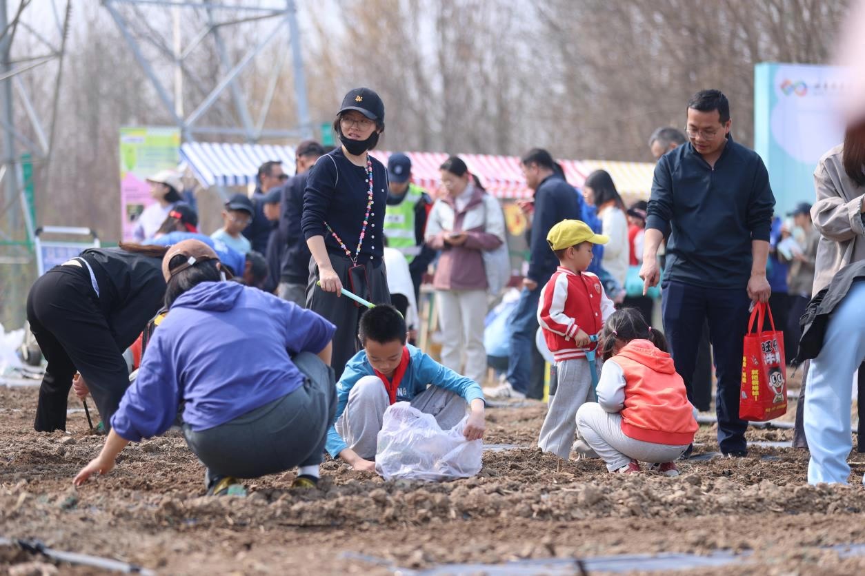 北京亦庄实验小学开启春耕