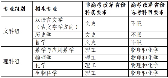 北京师范大学2026年强基计划招生简章发布