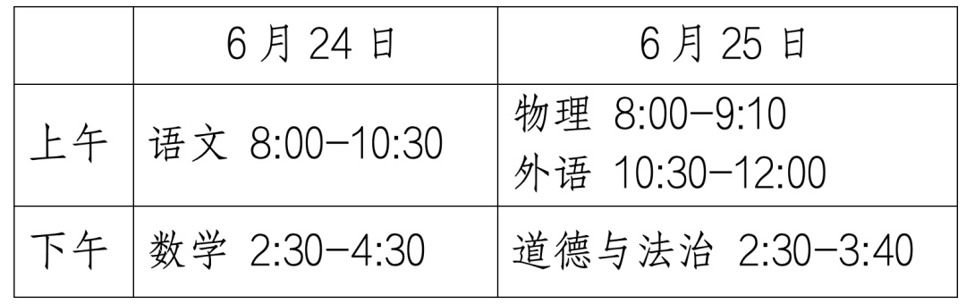事关2026年中考安排！