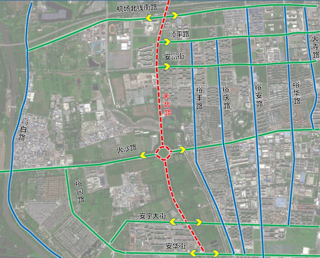 四车道变六车道！天北路（安华街-机场北线高速）提级改造启动
