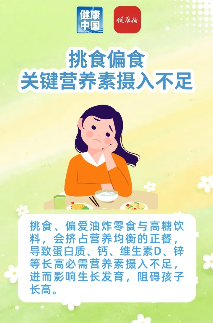 不经意的小习惯 正不知不觉耽误孩子长高