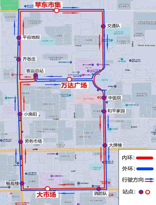 今日起，首条平谷市集公交专线开通运行——