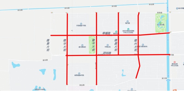 5月22日至5月31日，大兴区部分道路采取临时交通管制