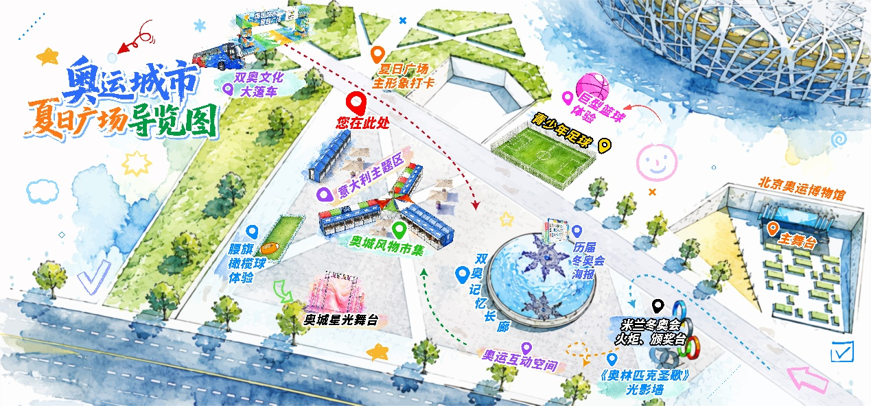 第十七届北京奥运城市体育文化节8月8日启幕 奥运城市夏日广场解锁“双奥之城”全新体验