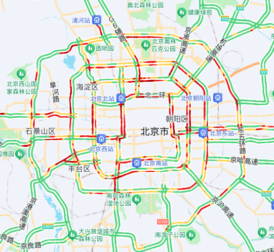 北京7日午后至8日中午有降雨 影响交通出行 请注意交通安全 北京7日午后至8日中午有降雨 影响交通出行 请注意交通安全