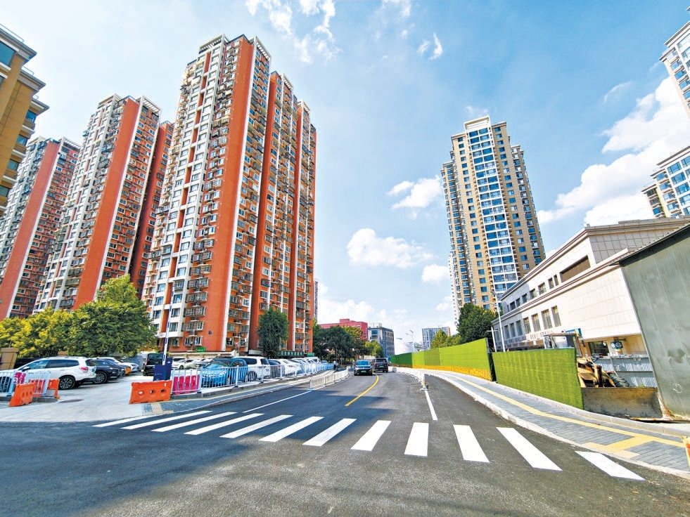 改造后的广和里中路。