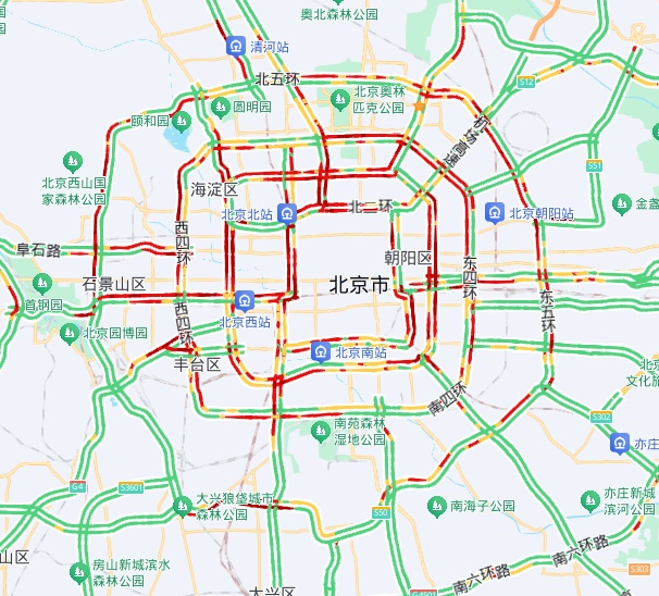 北京4/9限行遇降雨,中秋节前最后一个工作日出行交通压力大
