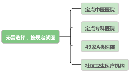 查询方法 | 无需选择 可按规定就医的定点医院