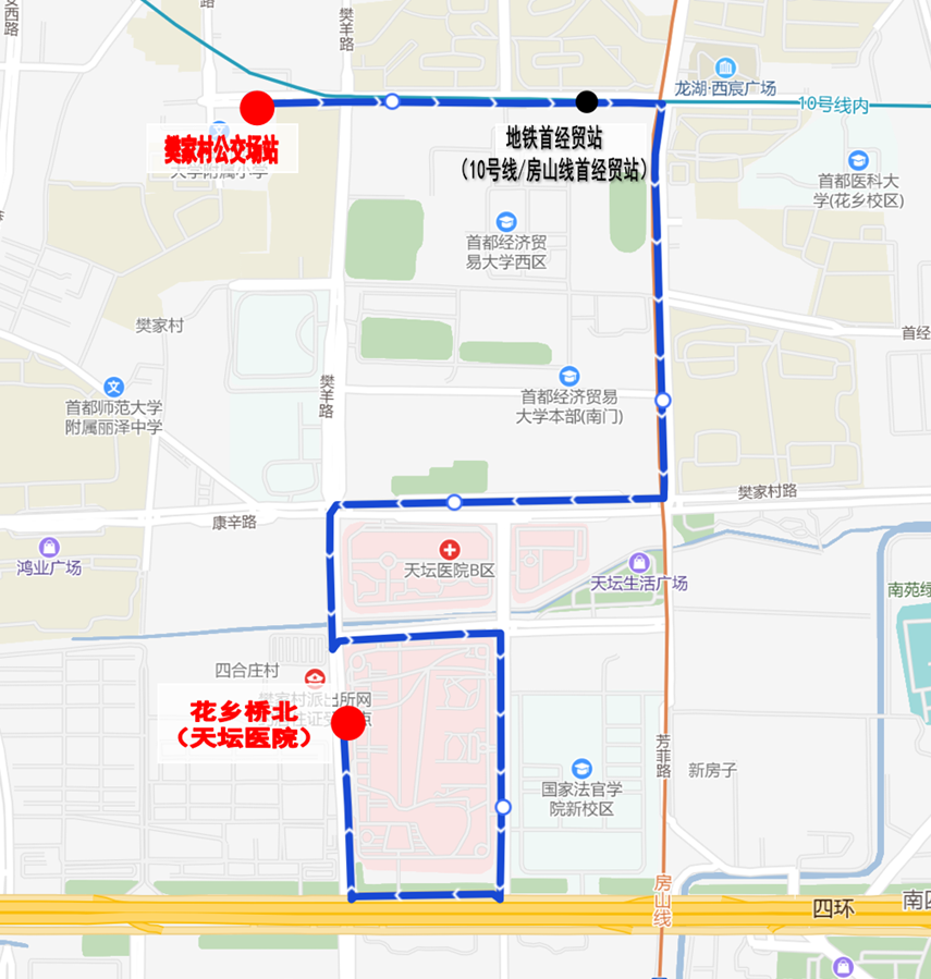 北京公交新开4条通医专线
