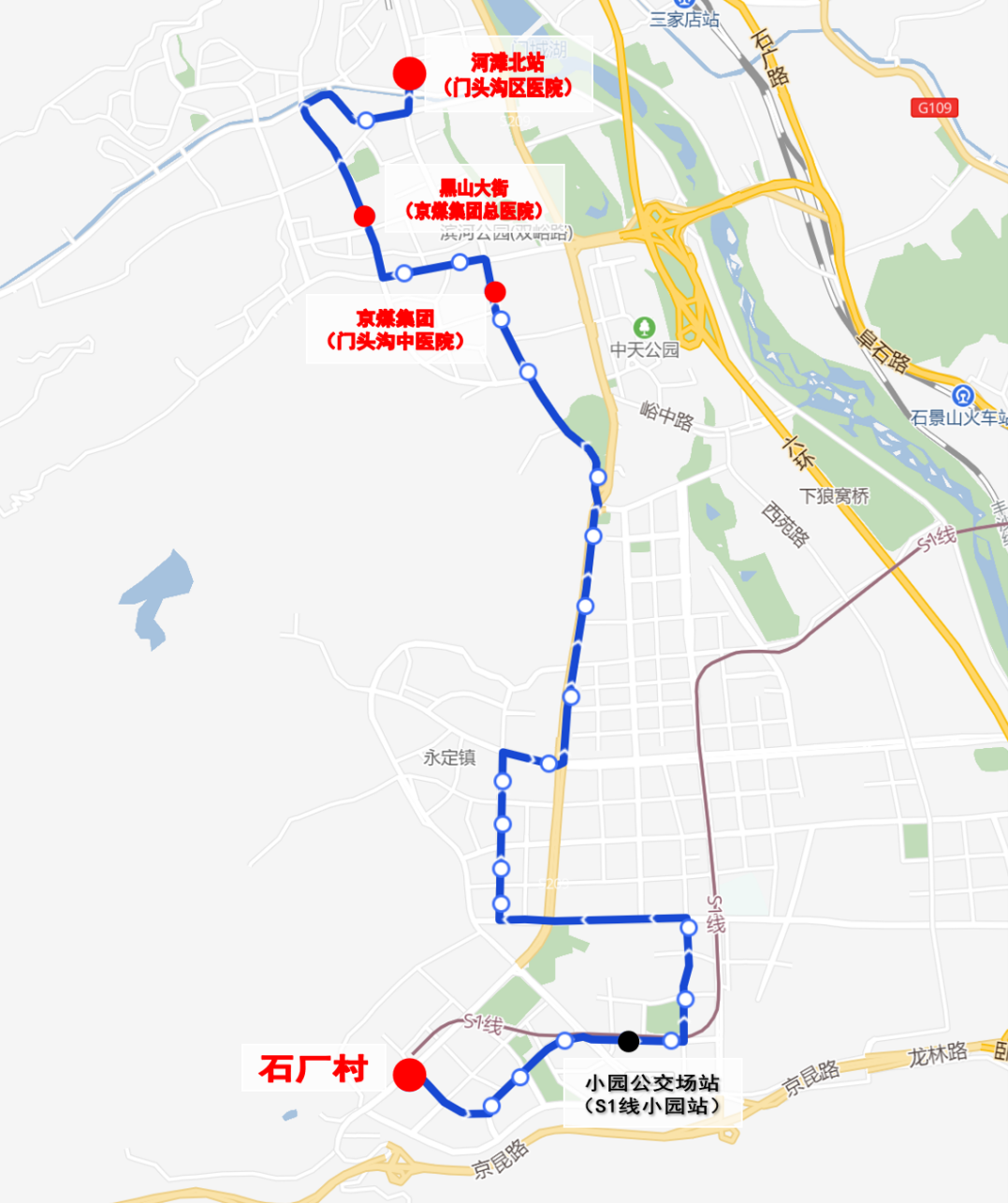 北京公交新开4条通医专线