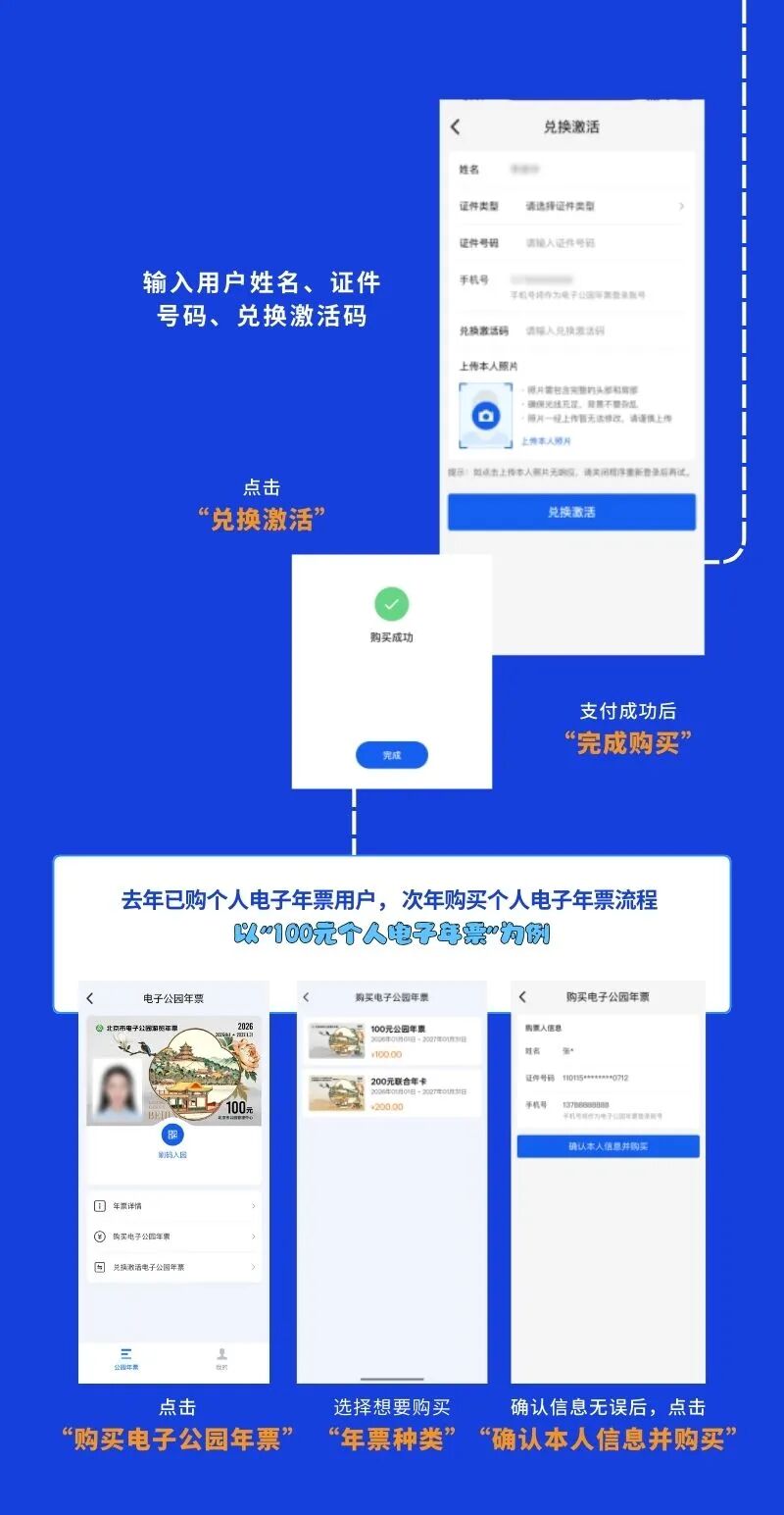 2026年北京市电子公园游览年票购买指南