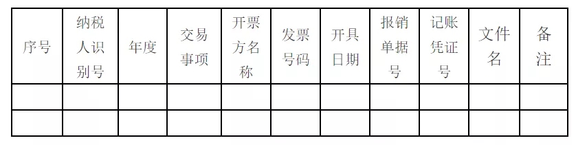 台账或者目录的结构