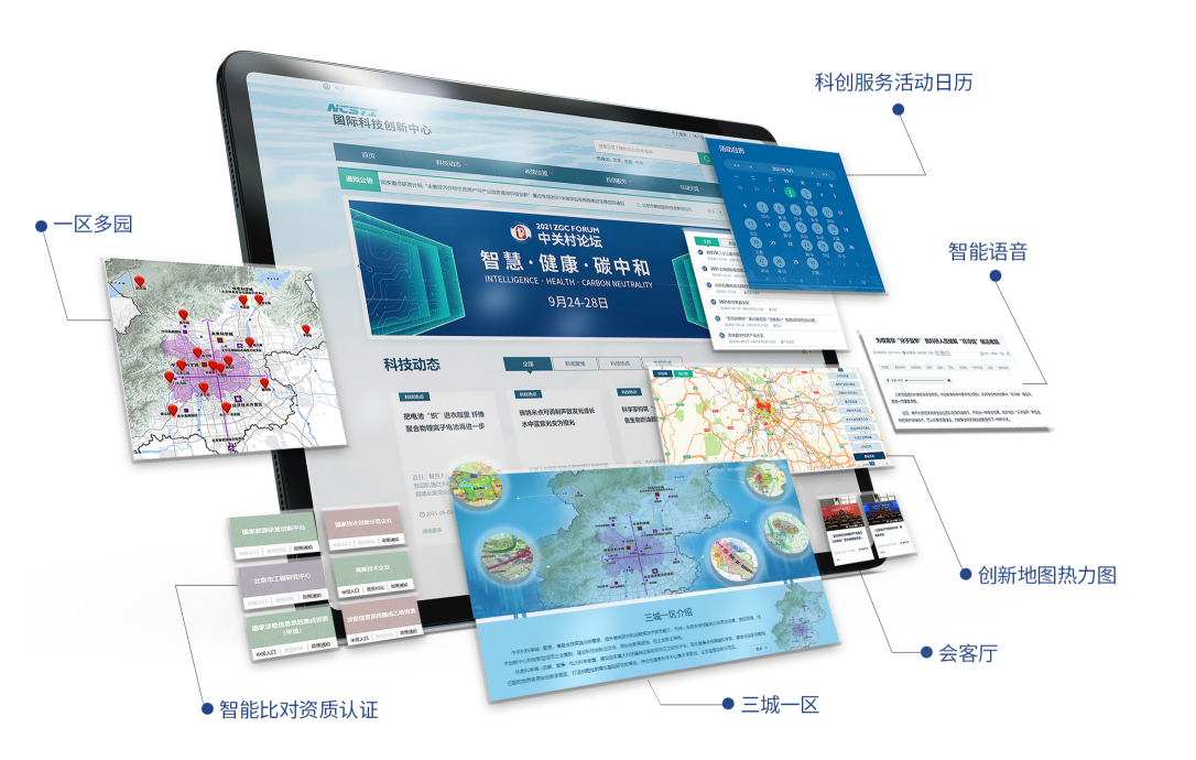 科创平台立体图