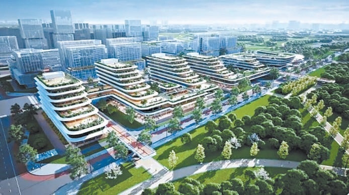 国际医药创新公园总部集聚区效果图