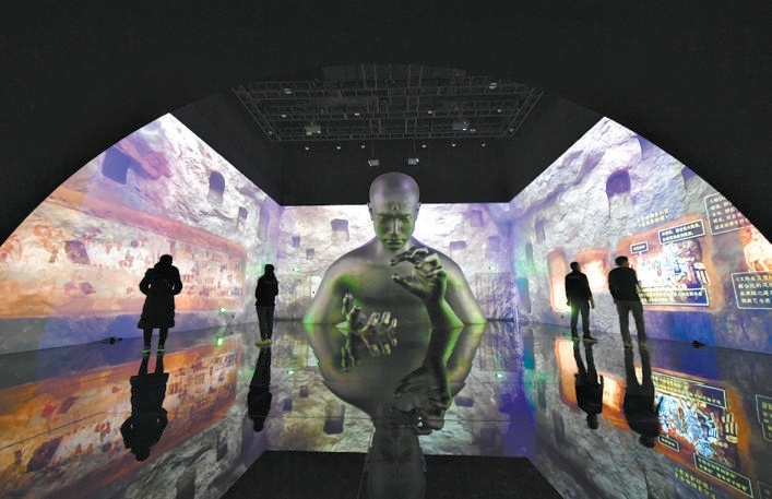 首都电影院城市副中心店内开设展览。