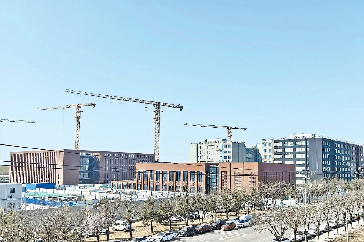 北京大学怀密医学中心正在建设中。