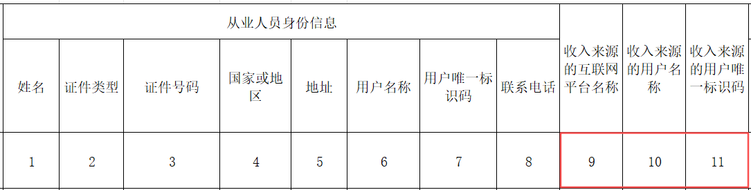 《互联网平台企业代办申报表（为从业人员代办适用）》