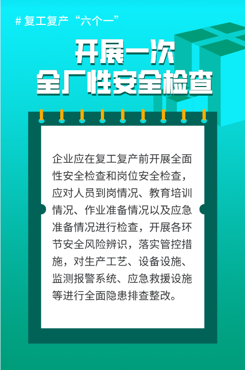 节后复工复产安全提示 请查收! 节后复工复产安全提示 请查收!