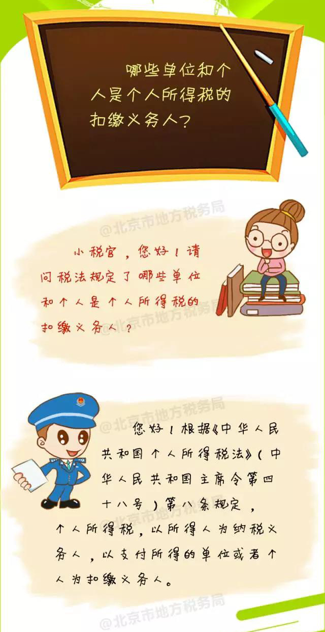 哪些单位和个人是个人所得税的扣缴义务人?
