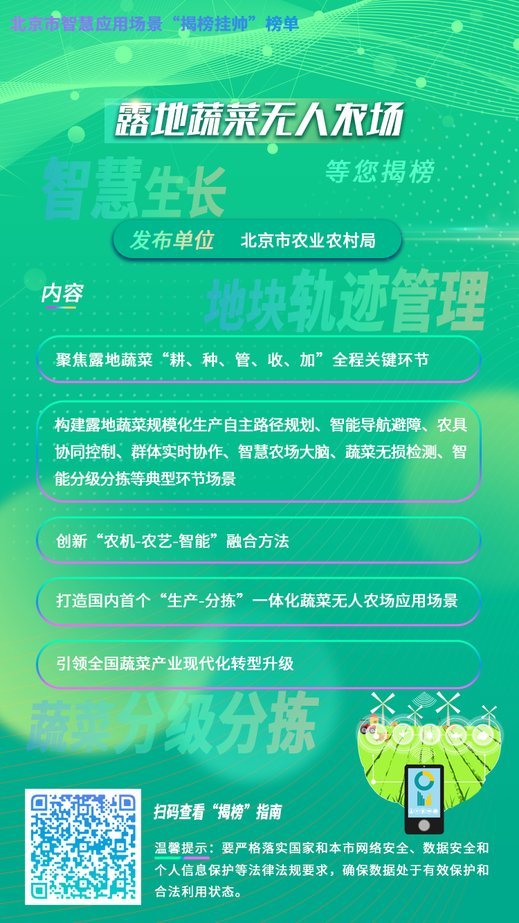 露地蔬菜无人农场