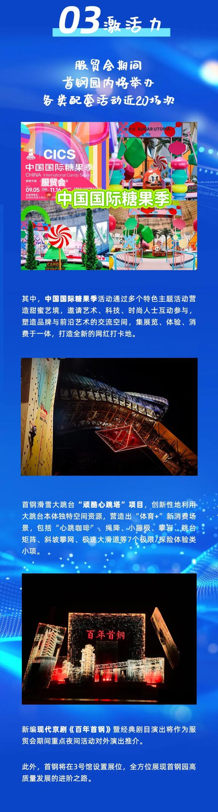 空间、服务、配套活动全面升级，首钢园服贸会5.0版即将精彩呈现