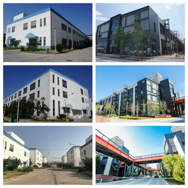 金隅智造工场改造前（左侧）与改造后（右侧）对比实景
