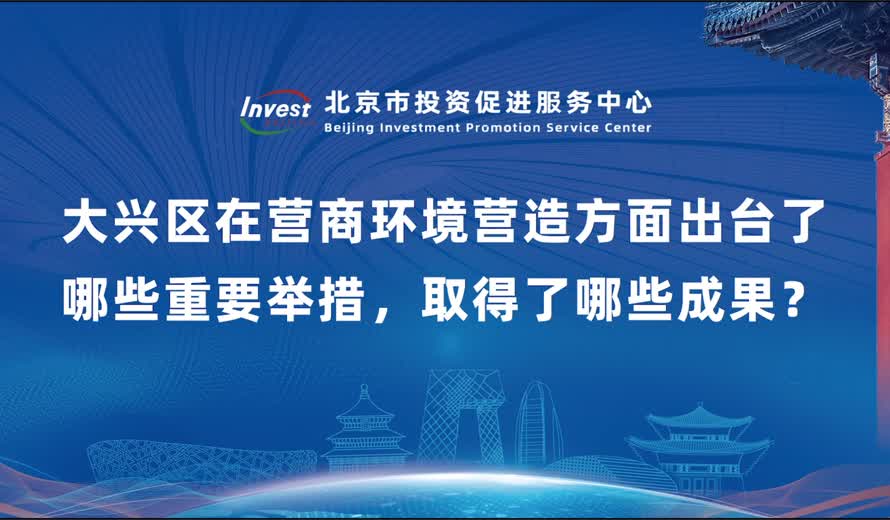 大兴区在营商环境营造方面出台了哪些重要举措，取得了哪些成果？