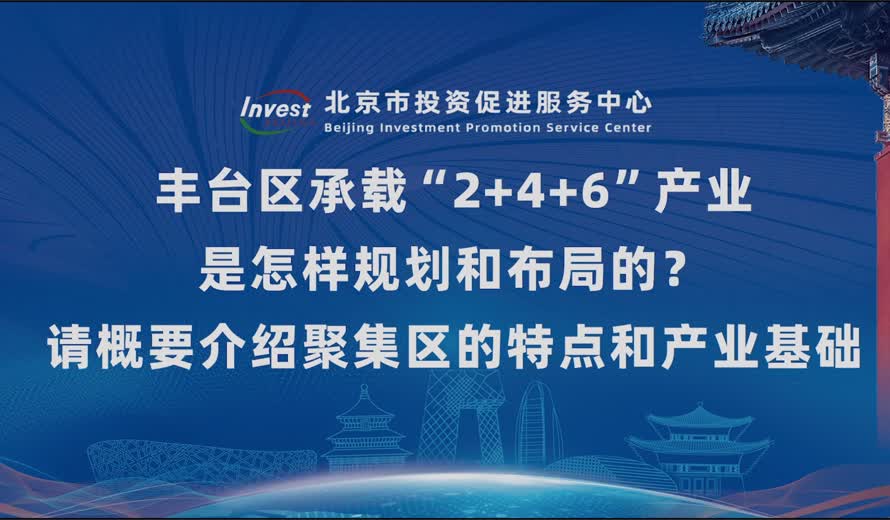 丰台区承载“2+4+6”产业是怎样规划和布局的呢？请概要介绍聚集区的特点和产业基础