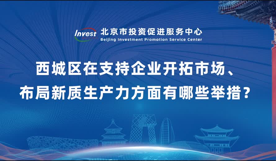 西城区在支持企业开拓市场、布局新质生产力方面有哪些举措？