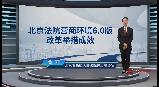北京法院营商环境6.0版改革举措成效