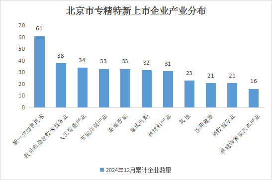 北京市专精特新企业月度发展报告（2024年12月）