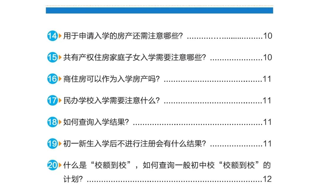 2022年通州區初中入學家長問答手冊(本市戶籍)