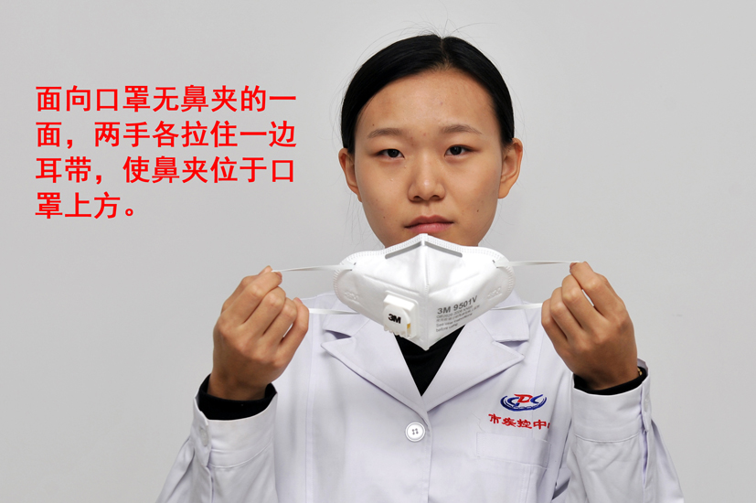 口罩的佩戴方法及注意事項