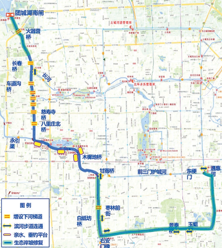 西南二環水系濱水空間啟動提升 21座下河梯道方便市民親水賞景