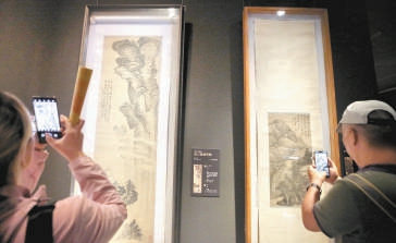 中國美術館舉辦“墨韻文脈——吉林省博物院藏古代繪畫精品展”。