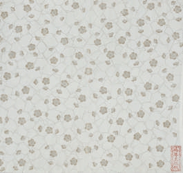 清乾隆梅花玉版箋。