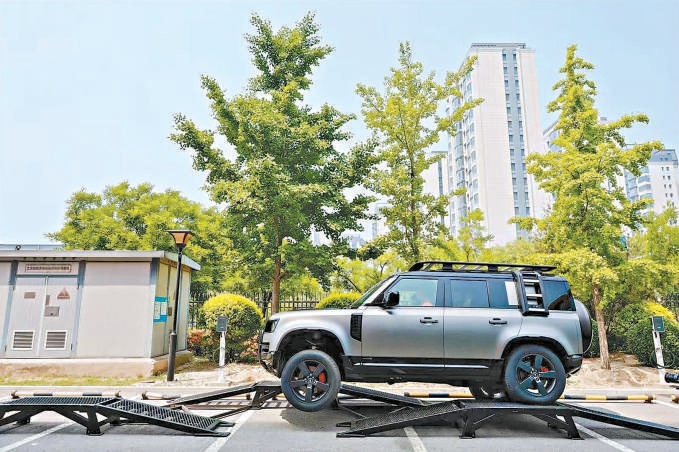 車展現場設置了越野體驗區。