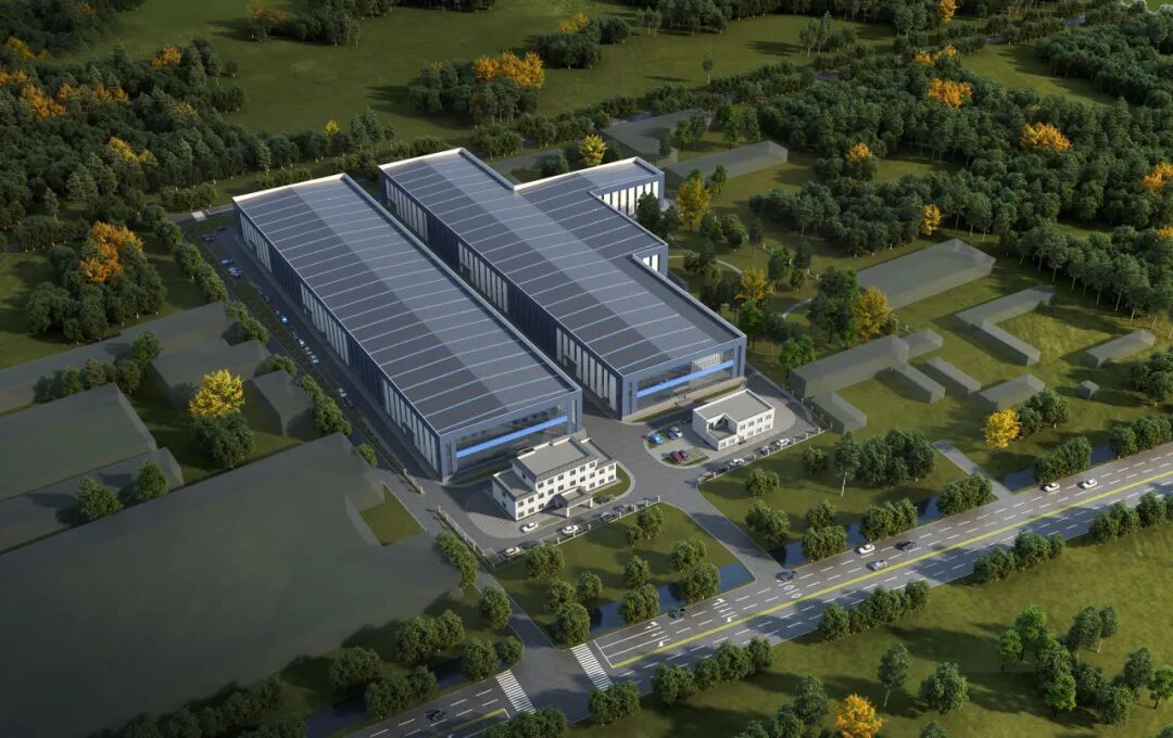 智慧裝備標準化廠房項目效果圖。