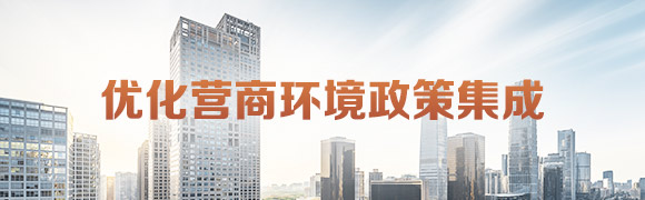 優化營商環境政策整合