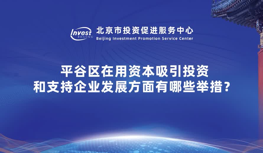 平谷區在用資本吸引投資和支援企業發展方面有哪些舉措？