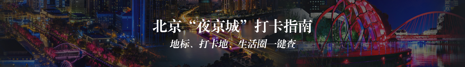 北京市“夜京城”地標、打卡地、生活圈名單