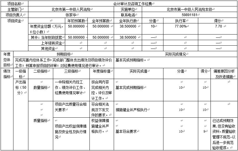 會計審計及諮詢工作經費