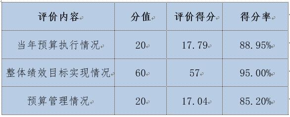 評價得分情況