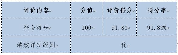 評價得分情況