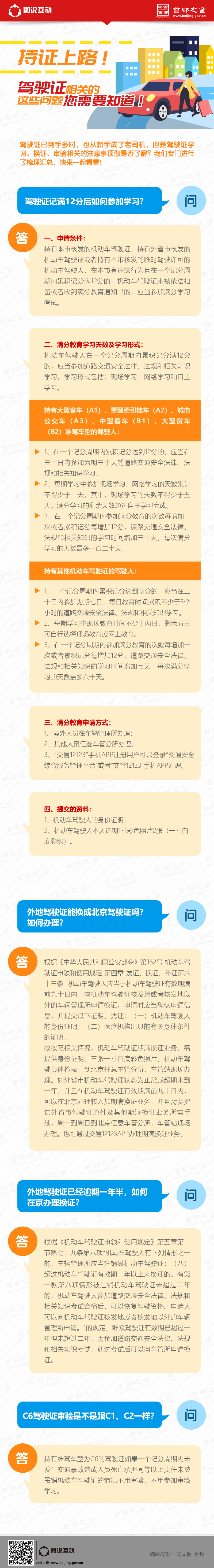 　　駕駛證已到手多時，也從新手成了老司機，但是駕駛證學習、換證、審驗相關的注意事項您是否了解?我們專門進行了梳理匯總，快來一起看看！