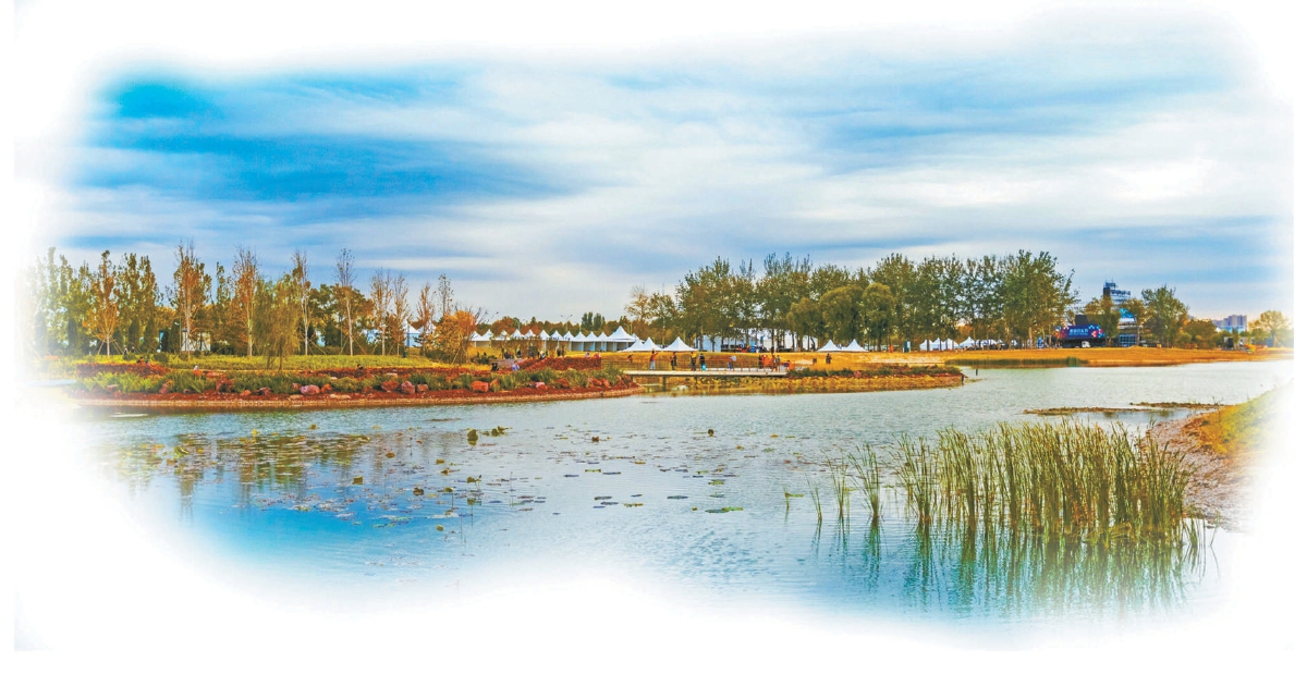 2020年，溫榆河公園朝陽示範區開放。