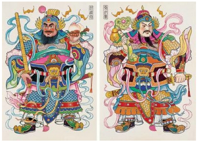 貼門神