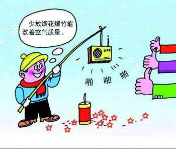 煙花爆竹燃放量減少