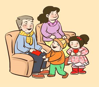 晚輩給長輩壓歲錢